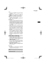 Preview for 29 page of HIKOKI UC 36YRSL Handling Instructions Manual