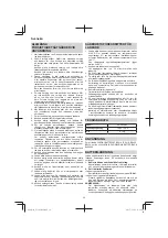 Preview for 30 page of HIKOKI UC 36YRSL Handling Instructions Manual