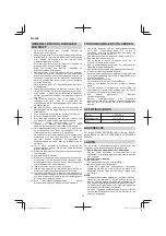 Preview for 36 page of HIKOKI UC 36YRSL Handling Instructions Manual