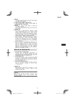 Preview for 41 page of HIKOKI UC 36YRSL Handling Instructions Manual