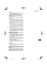 Preview for 65 page of HIKOKI UC 36YRSL Handling Instructions Manual