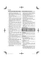 Preview for 72 page of HIKOKI UC 36YRSL Handling Instructions Manual