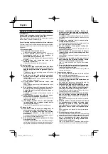 Предварительный просмотр 4 страницы HIKOKI UM 12VST2 Handling Instructions Manual