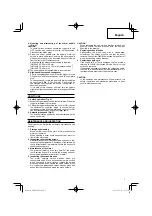 Предварительный просмотр 7 страницы HIKOKI UM 12VST2 Handling Instructions Manual