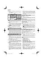 Предварительный просмотр 8 страницы HIKOKI UR18DA Handling Instructions Manual