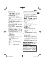 Предварительный просмотр 9 страницы HIKOKI UR18DA Handling Instructions Manual