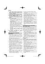 Предварительный просмотр 26 страницы HIKOKI UR18DA Handling Instructions Manual