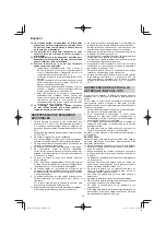 Предварительный просмотр 40 страницы HIKOKI UR18DA Handling Instructions Manual