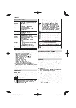 Предварительный просмотр 42 страницы HIKOKI UR18DA Handling Instructions Manual