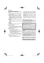 Предварительный просмотр 52 страницы HIKOKI UR18DA Handling Instructions Manual