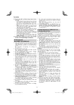 Предварительный просмотр 54 страницы HIKOKI UR18DA Handling Instructions Manual