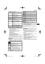 Предварительный просмотр 63 страницы HIKOKI UR18DA Handling Instructions Manual