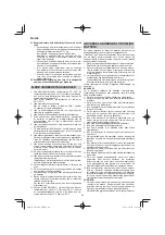 Preview for 68 page of HIKOKI UR18DA Handling Instructions Manual