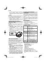 Предварительный просмотр 76 страницы HIKOKI UR18DA Handling Instructions Manual