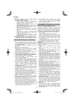 Предварительный просмотр 104 страницы HIKOKI UR18DA Handling Instructions Manual