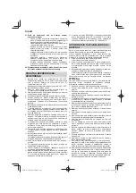 Предварительный просмотр 146 страницы HIKOKI UR18DA Handling Instructions Manual