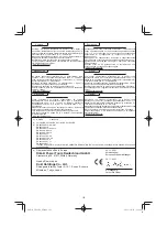 Предварительный просмотр 167 страницы HIKOKI UR18DA Handling Instructions Manual