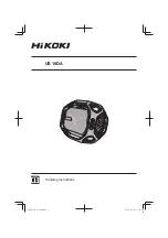 HIKOKI US18DA Handling Instructions Manual preview