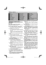 Preview for 3 page of HIKOKI US18DA Handling Instructions Manual