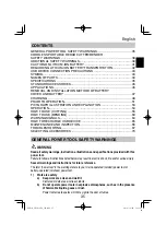 Preview for 35 page of HIKOKI VB 3616DA Handling Instructions Manual