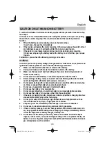 Preview for 41 page of HIKOKI VB 3616DA Handling Instructions Manual