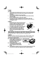 Preview for 42 page of HIKOKI VB 3616DA Handling Instructions Manual