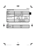 Preview for 45 page of HIKOKI VB 3616DA Handling Instructions Manual