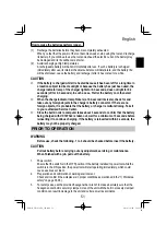 Preview for 51 page of HIKOKI VB 3616DA Handling Instructions Manual