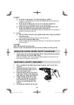 Preview for 24 page of HIKOKI W 18DA Handling Instructions Manual