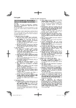 Preview for 32 page of HIKOKI W 6V4 Handling Instructions Manual