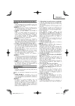 Предварительный просмотр 79 страницы HIKOKI WF 18DSL Handling Instructions Manual