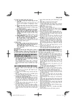 Предварительный просмотр 17 страницы HIKOKI WH 10DAL Handling Instructions Manual