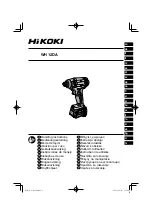 Предварительный просмотр 1 страницы HIKOKI WH 12DA Handling Instructions Manual