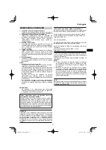 Предварительный просмотр 51 страницы HIKOKI WH 12DA Handling Instructions Manual