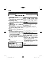 Предварительный просмотр 146 страницы HIKOKI WH 12DA Handling Instructions Manual