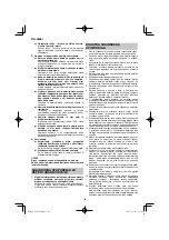 Предварительный просмотр 148 страницы HIKOKI WH 12DA Handling Instructions Manual