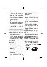 Предварительный просмотр 149 страницы HIKOKI WH 12DA Handling Instructions Manual