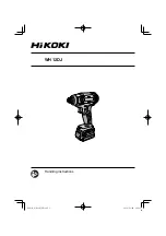 HIKOKI WH 12DJ Handling Instructions Manual предпросмотр