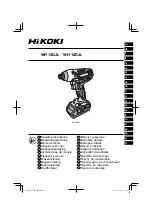 HIKOKI WH 14DJL Handling Instructions Manual preview