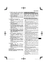 Предварительный просмотр 117 страницы HIKOKI WH 14DJL Handling Instructions Manual