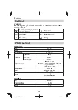 Preview for 28 page of HIKOKI WH 18DE Handling Instructions Manual