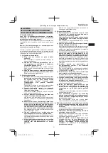 Предварительный просмотр 31 страницы HIKOKI WH 18DF Handling Instructions Manual