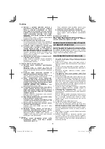 Предварительный просмотр 100 страницы HIKOKI WH 18DF Handling Instructions Manual