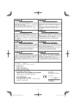 Предварительный просмотр 158 страницы HIKOKI WH 18DF Handling Instructions Manual