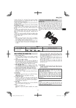 Preview for 41 page of HIKOKI WH18DC Handling Instructions Manual