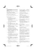 Preview for 44 page of HIKOKI WH18DC Handling Instructions Manual