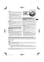 Preview for 57 page of HIKOKI WH18DC Handling Instructions Manual