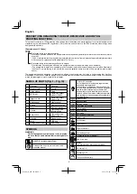 Preview for 8 page of HIKOKI WH36DB Handling Instructions Manual