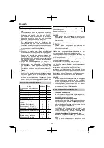 Preview for 22 page of HIKOKI WH36DB Handling Instructions Manual