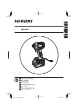 HIKOKI WH36DC Handling Instructions Manual preview